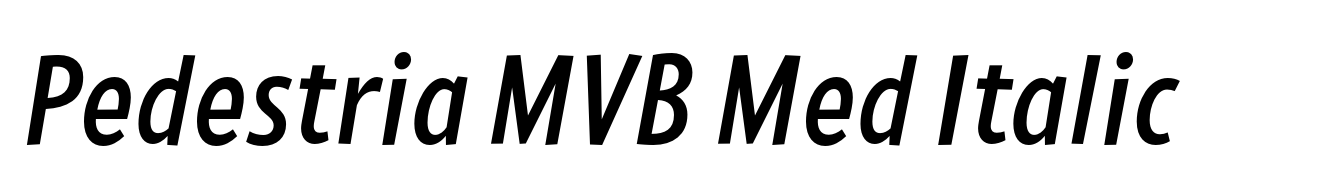 Pedestria MVB Med Italic